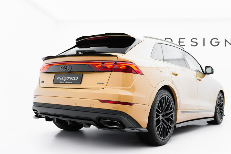 Πίσω Splitter (με κατακόρυφες ράβδους) Audi Q8 Mk1 Facelift