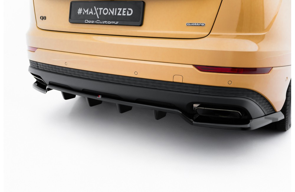 Rear Splitter (with vertical bars) Audi Q8 Mk1 Facelift
