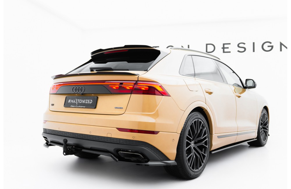 Rear Splitter (with vertical bars) Audi Q8 Mk1 Facelift