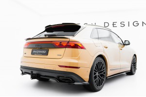 Rear Splitter (with vertical bars) Audi Q8 Mk1 Facelift