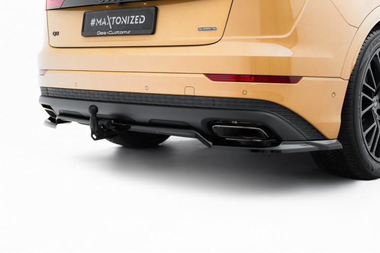 Πίσω Splitter (με κατακόρυφες ράβδους) Audi Q8 Mk1 Facelift