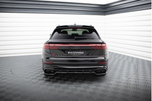 Rear Splitter (with vertical bars) V.1 Audi SQ8 / Q8 S-Line Mk1 Facelift