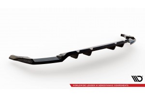 Rear Splitter (with vertical bars) V.1 Audi SQ8 / Q8 S-Line Mk1 Facelift