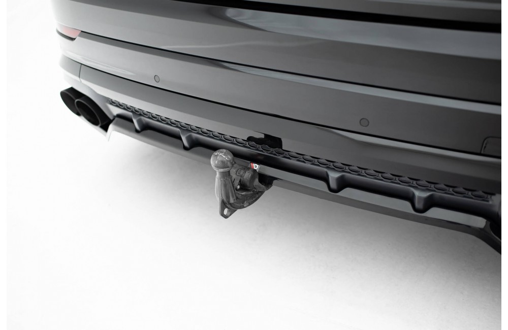Rear Splitter (with vertical bars) V.2 Audi SQ8 / Q8 S-Line Mk1 Facelift