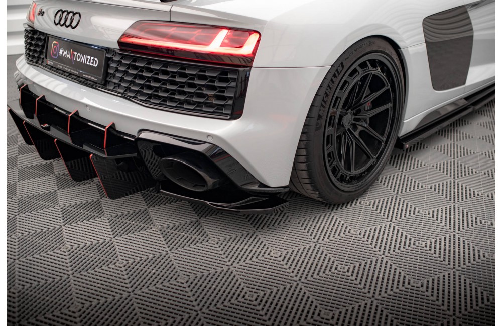 Rear Side Splitters Audi R8 Mk2 Facelift