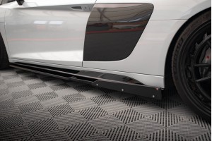 Side Skirts Diffusers  V.2+ Flaps Audi R8 Mk2 Facelift