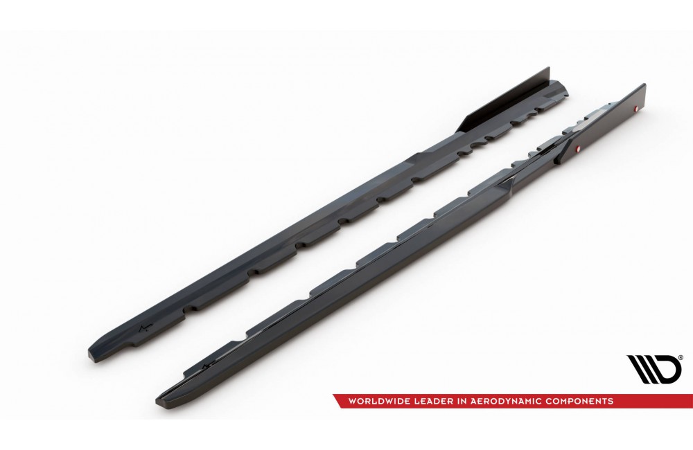 Side Skirts Diffusers  V.2+ Flaps Audi R8 Mk2 Facelift