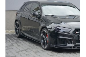 Racing Side Skirts Diffusers V.2 AUDI Audi RS3 8V FL Sportback