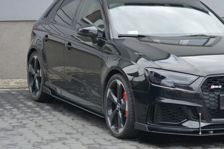 Racing Side Skirts Diffusers V.2 Audi RS3 Sportback 8V Facelift