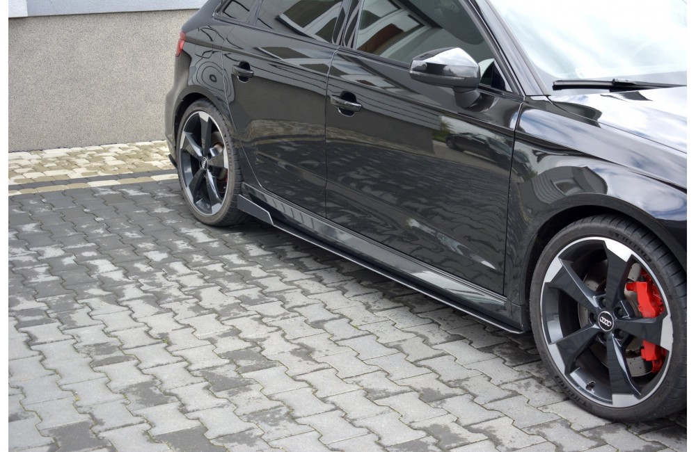 Racing Side Skirts Diffusers V.2 AUDI Audi RS3 8V FL Sportback
