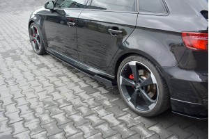 Racing Side Skirts Diffusers V.2 AUDI Audi RS3 8V FL Sportback