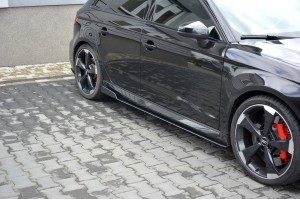 Racing Side Skirts Diffusers V.2 AUDI Audi RS3 8V FL Sportback