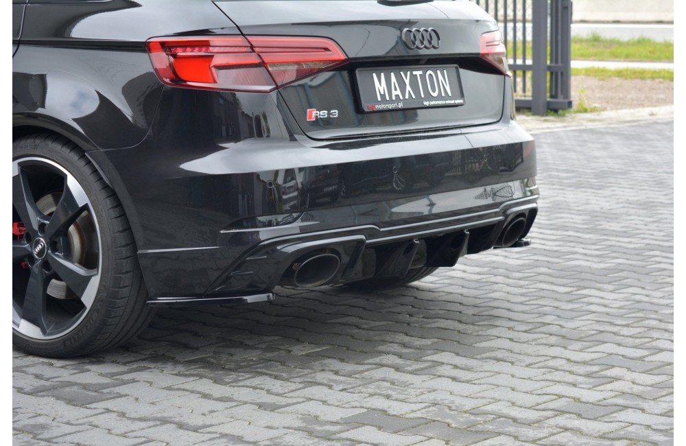 Rear Side Splitters Audi RS3 8V FL Sportback