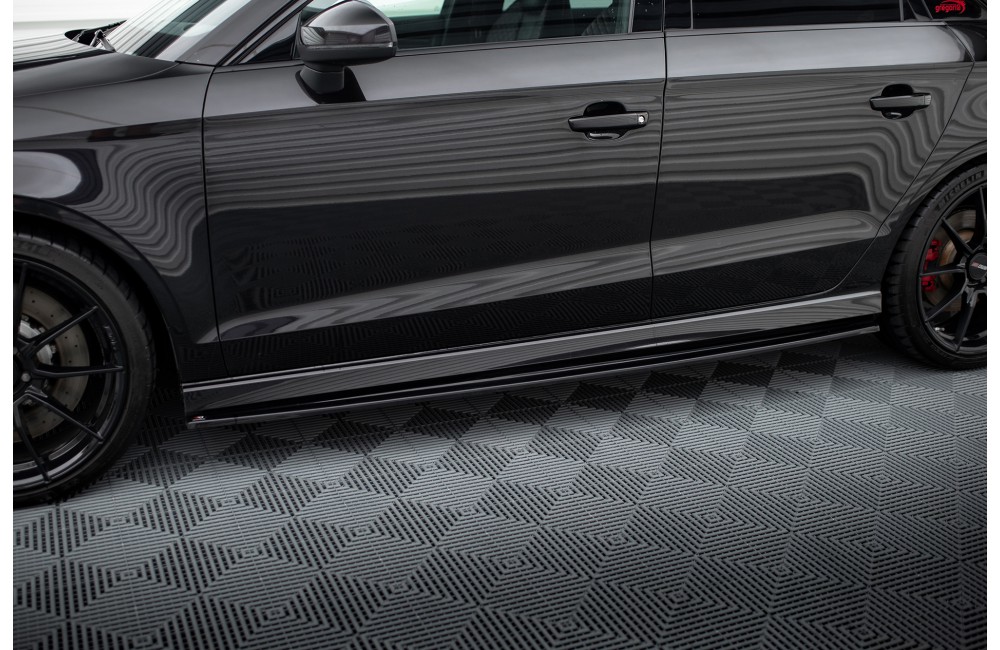 Side Skirts Diffusers Audi RS3 8V FL Sedan