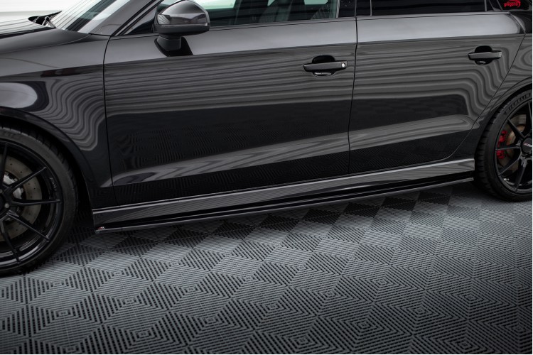 Side Skirts Diffusers Audi RS3 Sedan 8V Facelift