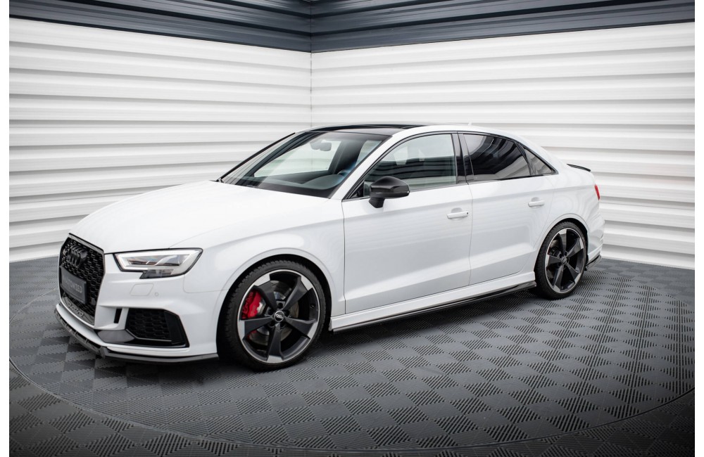 Side Skirts Diffusers V.2 Audi RS3 Sedan 8V Facelift Side Skirts Diffusers V.2 Audi RS3 Sedan 8V Facelift
