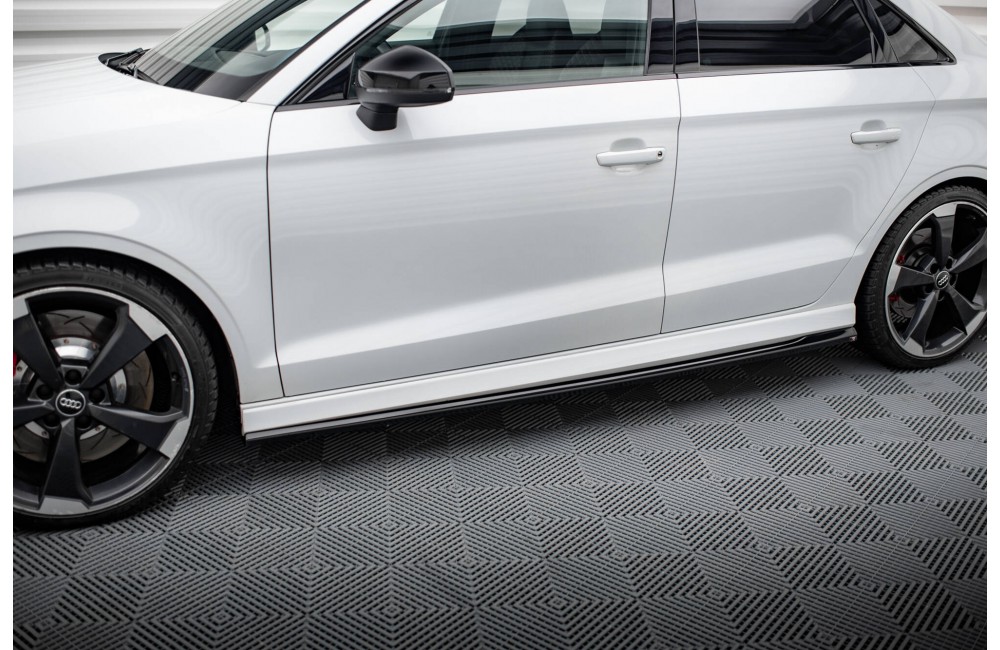 Side Skirts Diffusers V.2 Audi RS3 Sedan 8V Facelift Side Skirts Diffusers V.2 Audi RS3 Sedan 8V Facelift