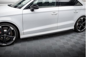 Side Skirts Diffusers V.2 Audi RS3 Sedan 8V Facelift Side Skirts Diffusers V.2 Audi RS3 Sedan 8V Facelift