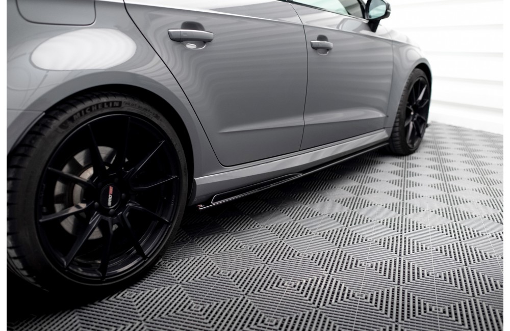 Side Skirts Diffusers V.2 Audi RS3 8V Sportback Facelift Side Skirts Diffusers V.2 Audi RS3 8V Sportback Facelift