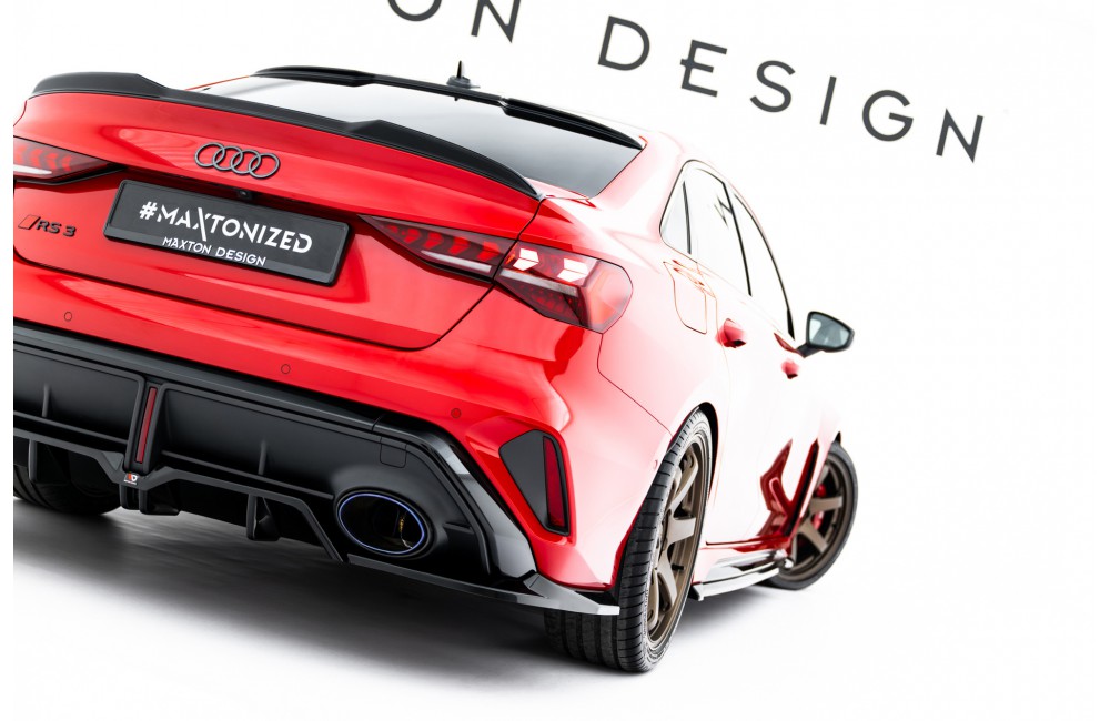 Rear Splitter (with vertical bars) V.1 Audi RS3 Sedan 8Y Facelift