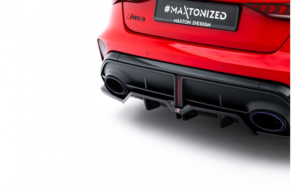 Rear Splitter (with vertical bars) V.1 Audi RS3 Sedan 8Y Facelift