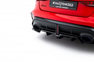 Rear Splitter (with vertical bars) V.1 Audi RS3 Sedan 8Y Facelift