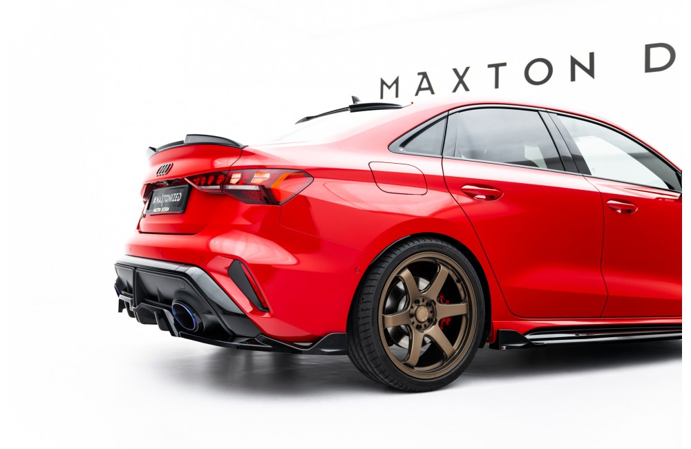 Rear Splitter (with vertical bars) V.2 Audi RS3 Sedan 8Y Facelift
