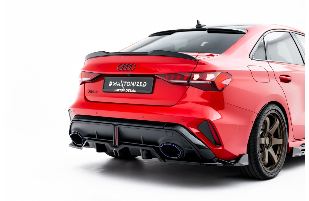 Rear Splitter (with vertical bars) V.2 Audi RS3 Sedan 8Y Facelift