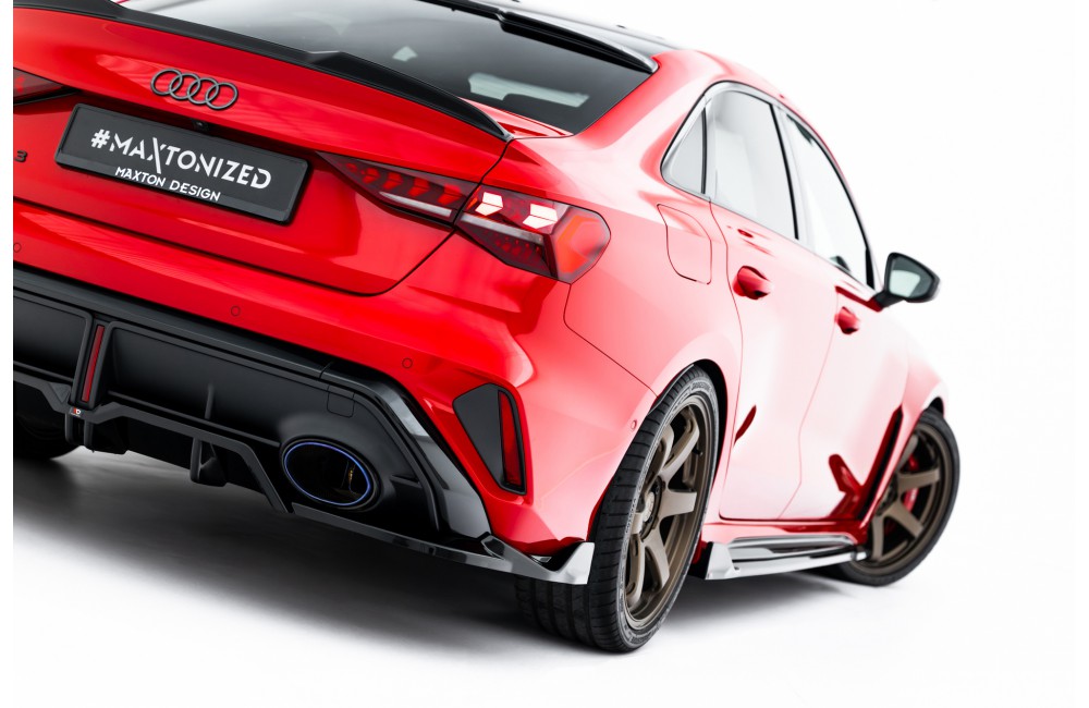 Rear Splitter (with vertical bars) V.2 Audi RS3 Sedan 8Y Facelift