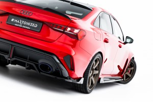 Rear Splitter (with vertical bars) V.2 Audi RS3 Sedan 8Y Facelift