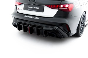 Rear Valance Audi RS3 Sedan 8Y Facelift (Version with original reflector)