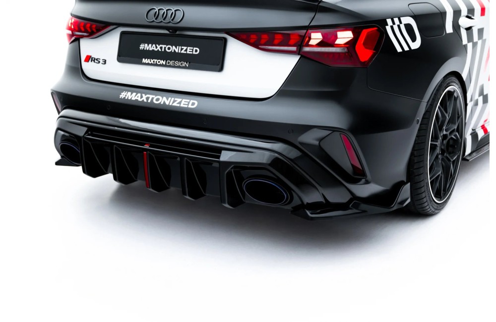 Rear Side Splitters V.2 Audi RS3 Sedan 8Y Facelift