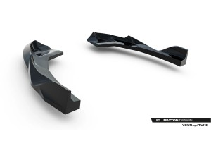 Rear Side Splitters V.2 Audi RS3 Sedan 8Y Facelift