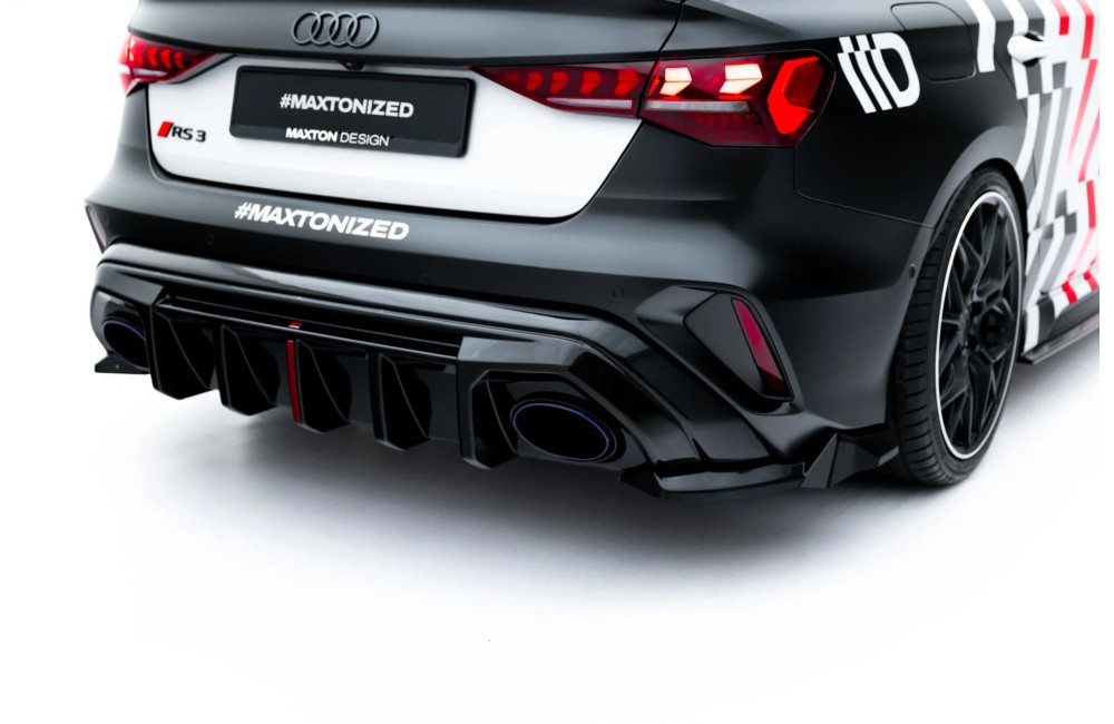 Rear Side Splitters V.3 Audi RS3 Sedan 8Y Facelift