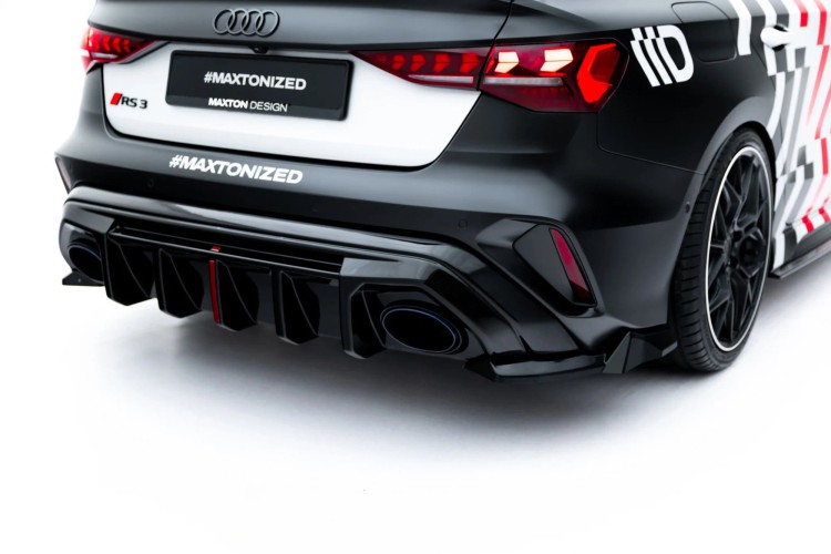Πίσω Πλευρικά Splitters V.3 Audi RS3 Sedan 8Y Facelift