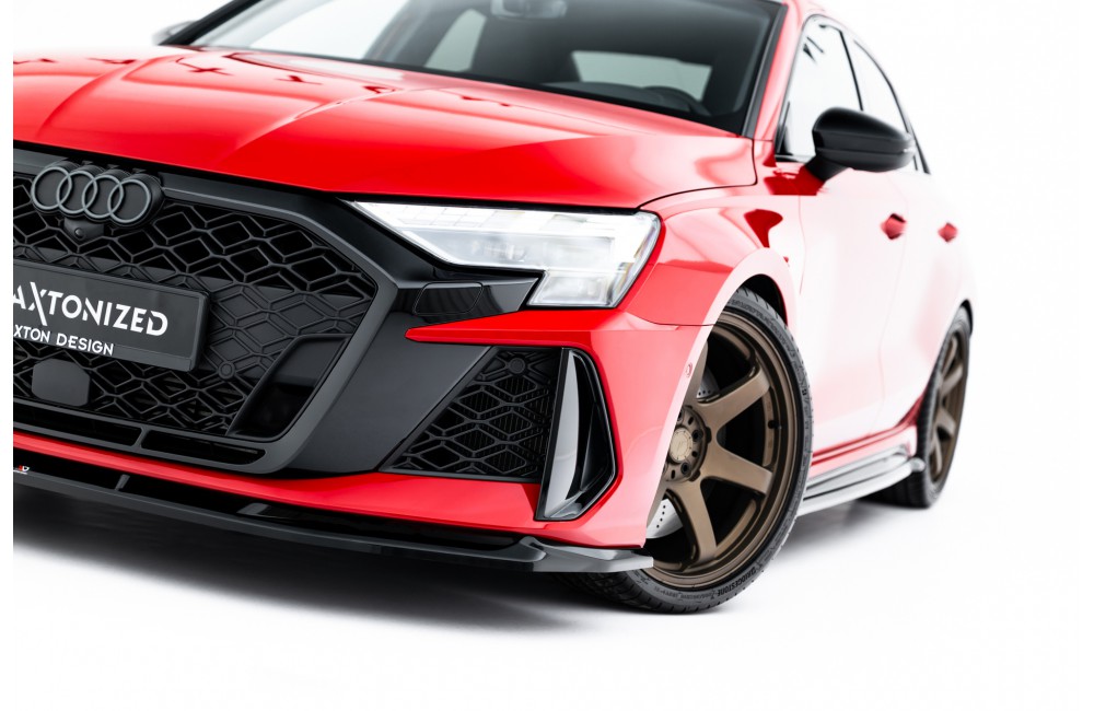 Set of Splitters V.1 Audi RS3 Sedan 8Y Facelift Set of Splitters V.1 Audi RS3 Sedan 8Y Facelift