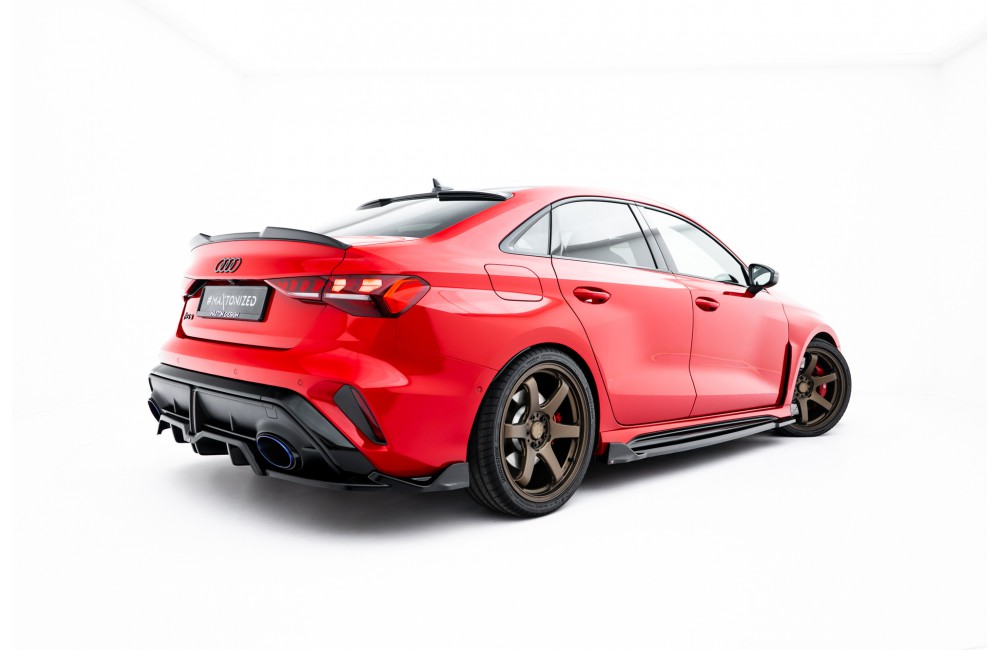 Set of Splitters V.2 Audi RS3 Sedan 8Y Facelift Set of Splitters V.2 Audi RS3 Sedan 8Y Facelift