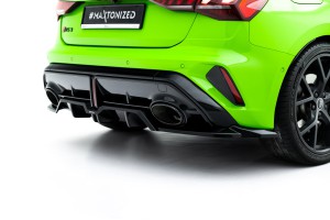 Rear Splitter (with vertical bars) V.2 Audi RS3 Sportback 8Y Facelift