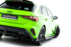 Rear Splitter (with vertical bars) V.3 Audi RS3 Sportback 8Y Facelift