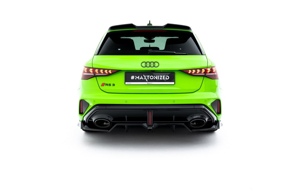 Rear Splitter (with vertical bars) V.1 Audi RS3 Sportback 8Y Facelift