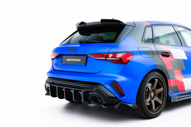 Πίσω Πλευρικοί Splitters V.3 Audi RS3 Sportback 8Y Facelift