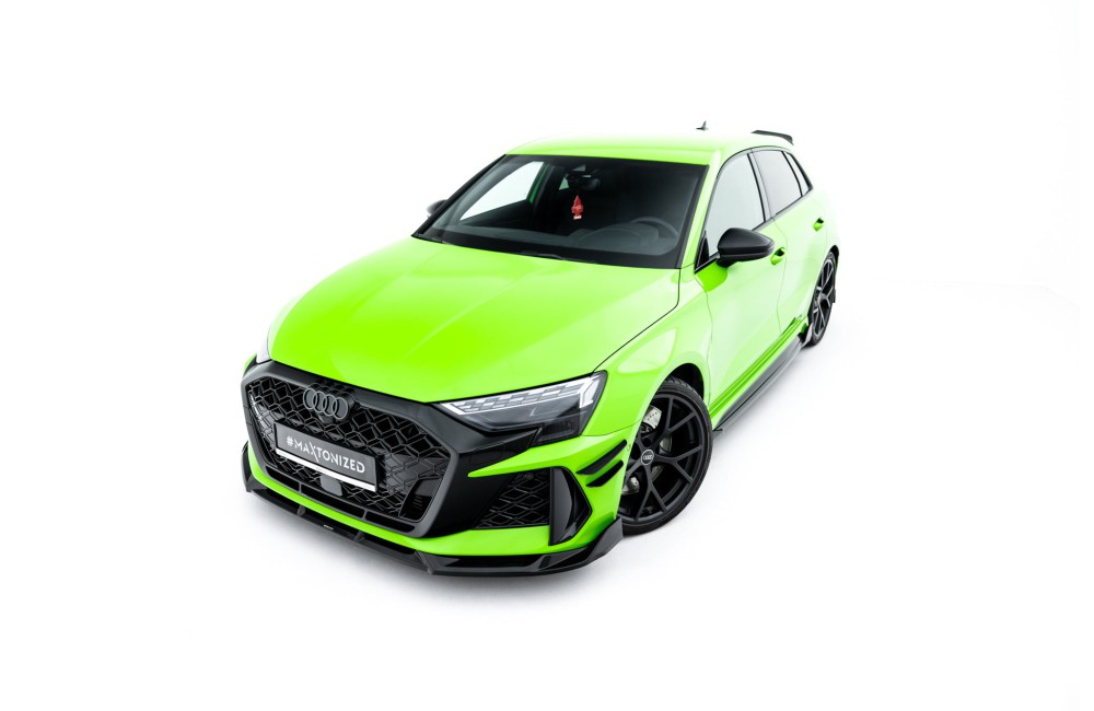 Set of Splitters V.2 Audi RS3 Sportback 8Y Facelift