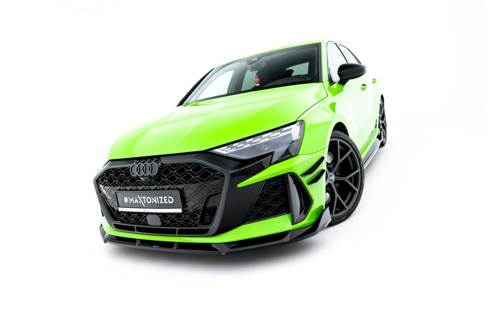 Set of Splitters V.2 Audi RS3 Sportback 8Y Facelift