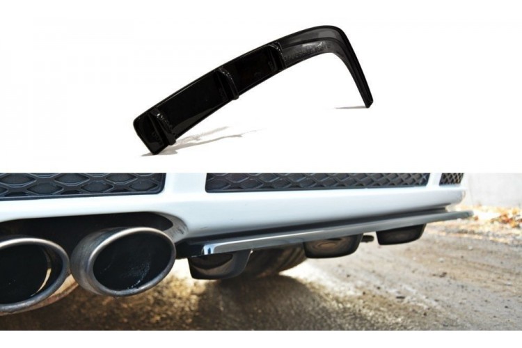 ΠΙΣΩ SPLITTER AUDI RS4 B5 (με κάθετη ράβδο)