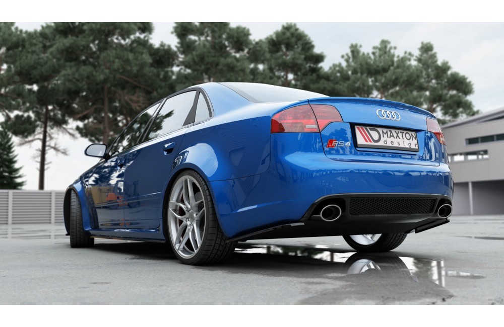 Rear Side Splitters V.1 Audi RS4 Sedan B7