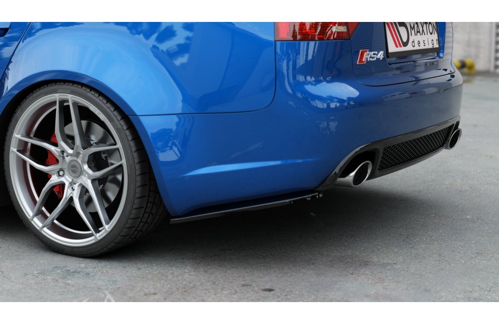 Rear Side Splitters V.1 Audi RS4 Sedan B7
