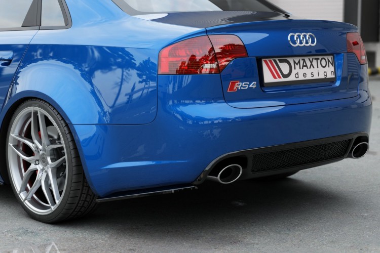 Πίσω Πλευρικοί Splitters V.1 Audi RS4 Sedan B7
