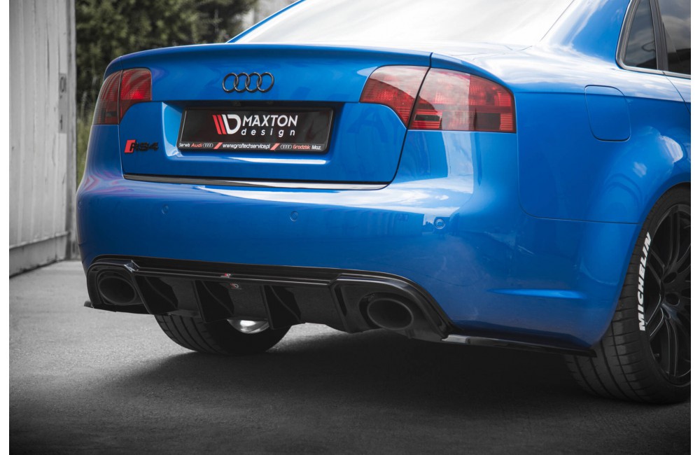 Rear Side Splitters V.2 Audi RS4 Sedan B7
