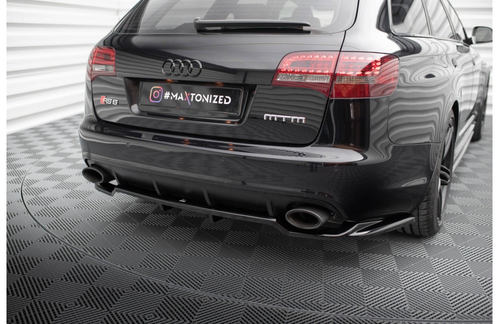 Rear Splitter (with vertical bars) Audi RS6 Avant C6
