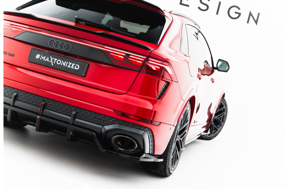 Rear Splitter (with vertical bars) Audi RSQ8 Mk1 Facelift